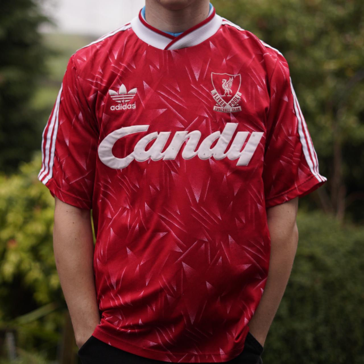 Soccer Jersey Liverpool 1989 Candy Shirt 1989/91 Liverpool Home