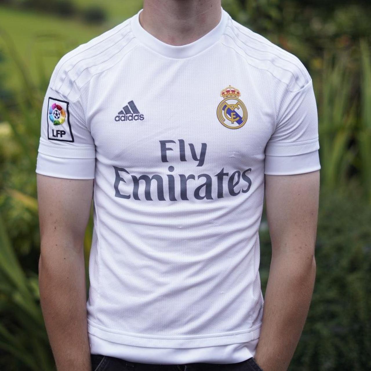 2015/16 Real Madrid Home Shirt by Adidas - Ronaldo #7. Size XS