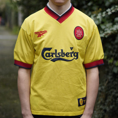 1997/98 Liverpool Away Shirt by Reebok. Size Medium.