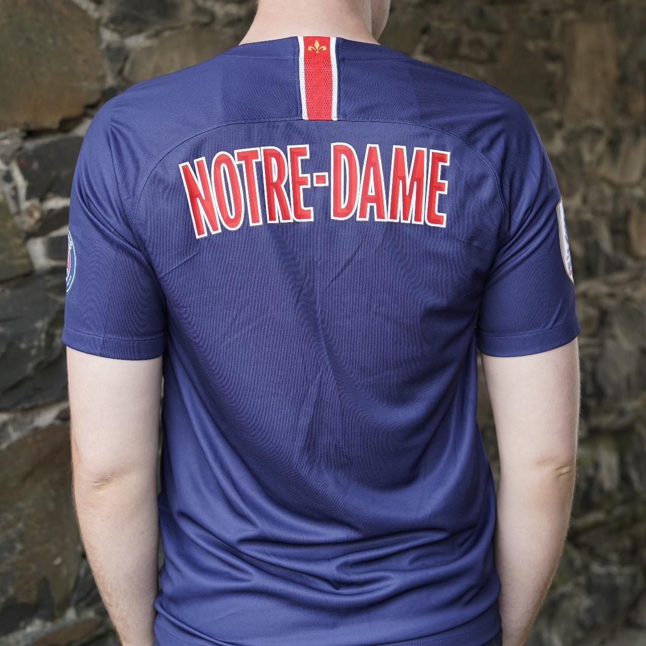 2018/19 Paris Saint Germain 'Notre Dame' Special Edition Home Shirt by Nike. Size Medium