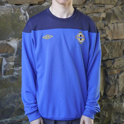 2010 Northern Ireland Sweatshirt by Umbro. Size Large