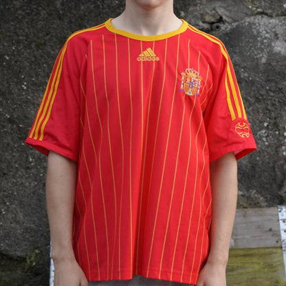 2006 Spain Home Shirt by Adidas. Size Large.