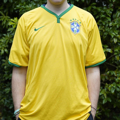 2014 Brazil Home Shirt by Nike. Size XXL