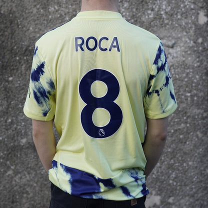 2022/23 Leeds United Away Shirt by Adidas - Roca #8 . Size Medium