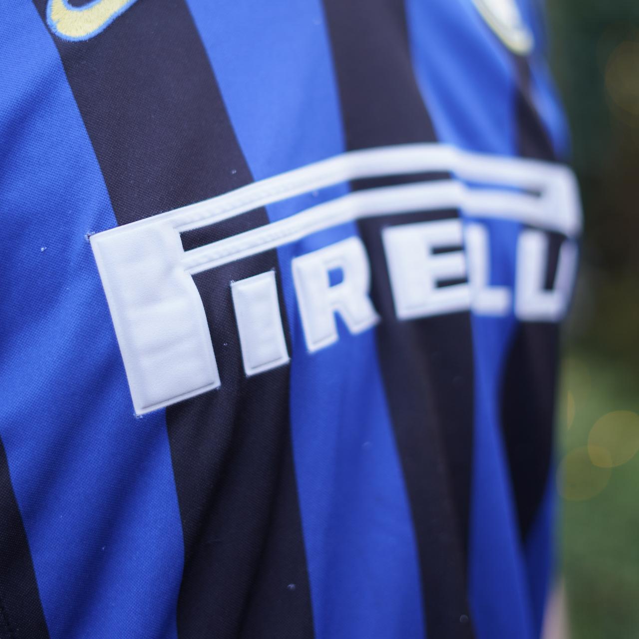 1998/99 Inter Milan Home Shirt by Nike - Ronaldo #9. Size Large