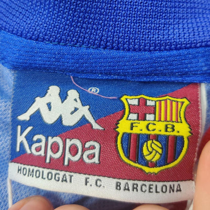 1996/97 Barcelona Home Shirt by Kappa. Size XL