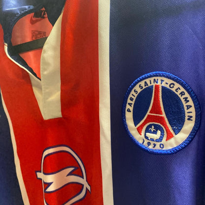 1998/99 PSG Home Shirt by Nike. Size Large.