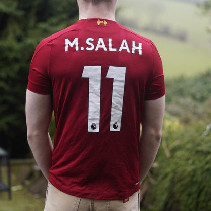 2019/20 Liverpool Home Shirt by New Balance - Salah #11. Size XS