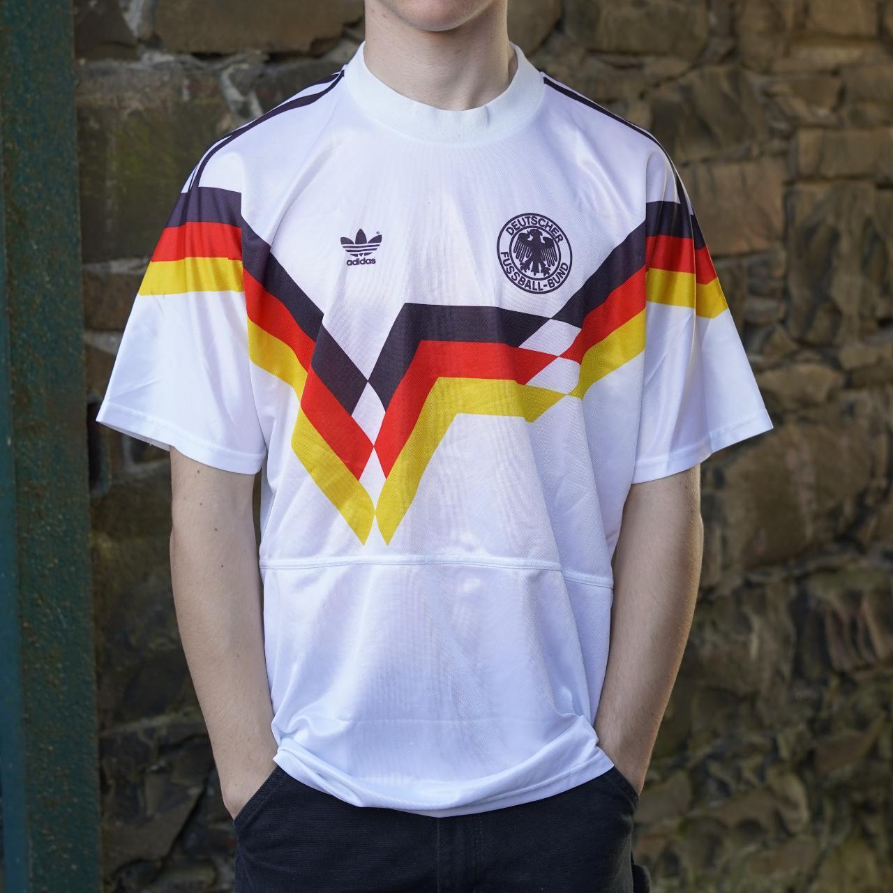 1988 West Germany Home Shirt by Adidas. Size Large