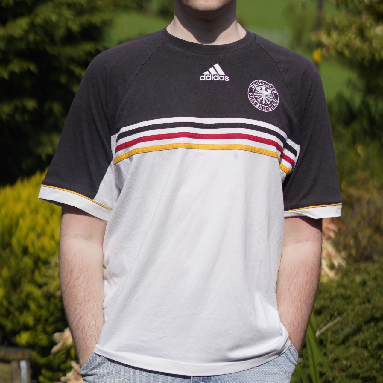 1998 Germany Training Shirt by Adidas. Size Large