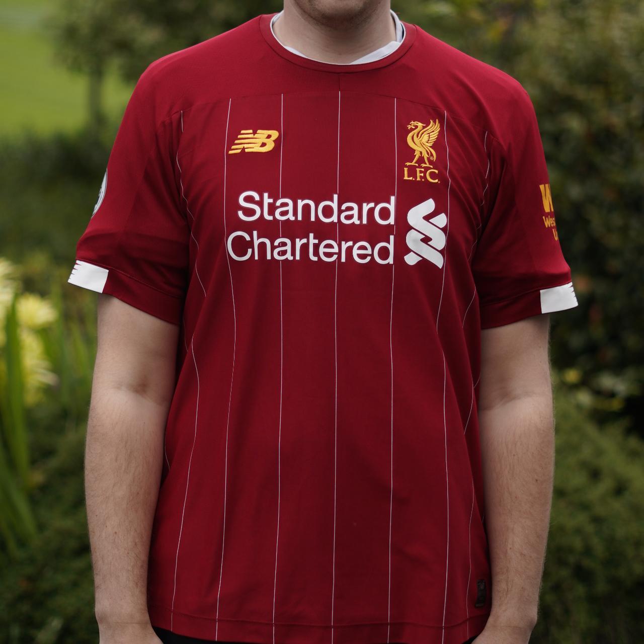 2019/20 Liverpool Home Shirt by New Balance - Salah #11. Size XL