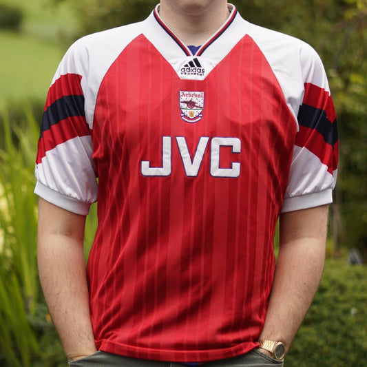 1992/94 Arsenal Home Shirt by Adidas. Size Large