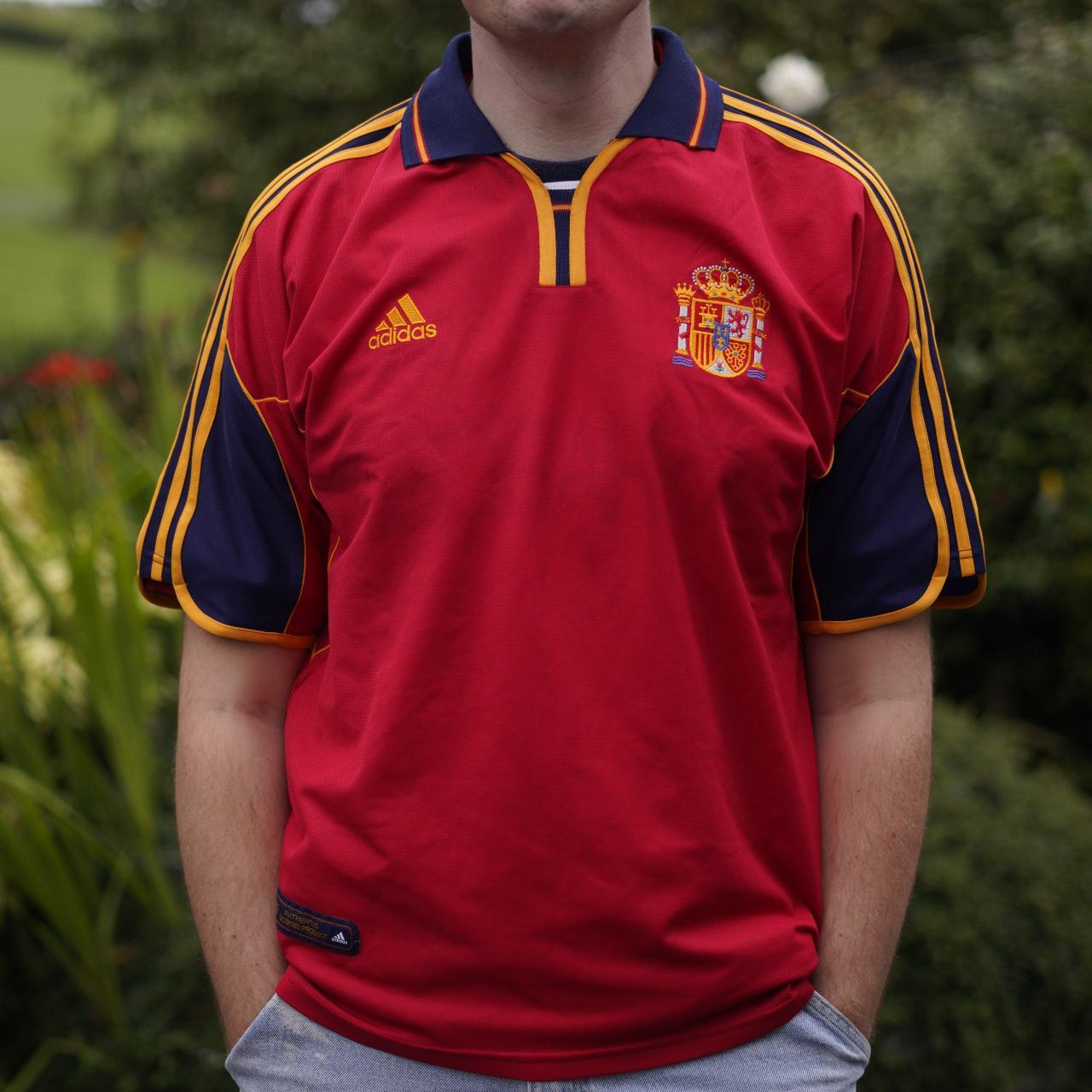 2000 Spain Home Shirt by Adidas. Size XL – The Mixer