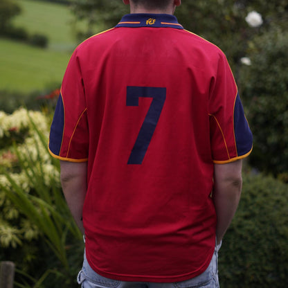 2000 Spain Home Shirt by Adidas. Size XL