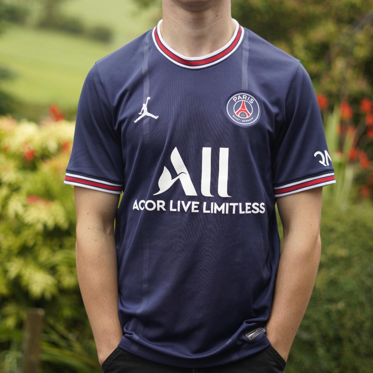 2021/22 PSG Home Shirt by Jordan. Size Small