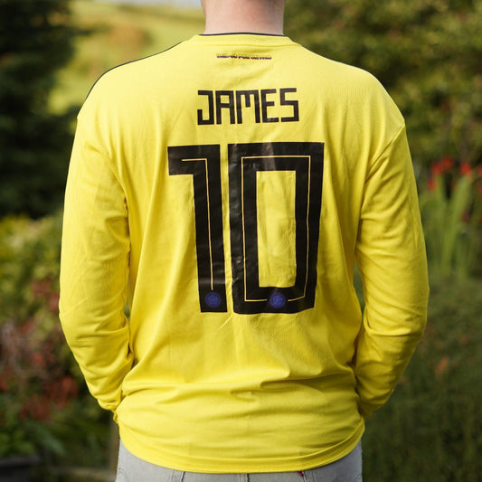 2018 Columbia Home Shirt by Adidas - James #10. Size Large