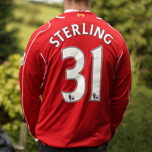 2014/15 Liverpool Home Shirt by Warrior - Sterling #31. Size Medium