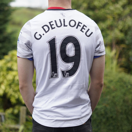 2015/16 Everton Away Shirt by Umbro - Deulofeu #19. Size XS