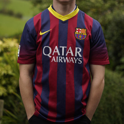 2013/14 Barcelona Home Shirt by Nike.  Size Medium