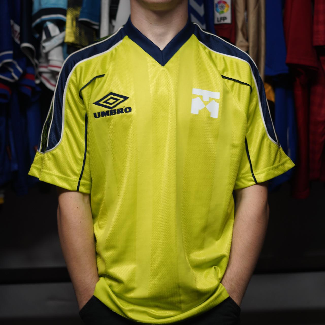 'The Lime' Mixer FC Shirt by Umbro. Size Medium.