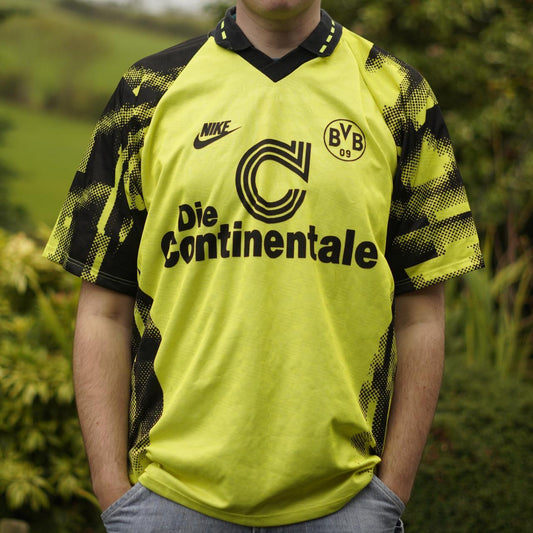 1992/93 Borussia Dortmund Home Shirt by Nike. Size XL