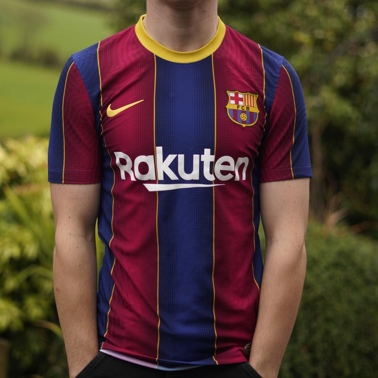 2020/21 Barcelona Home Shirt by Nike. (Player Spec). Size XS