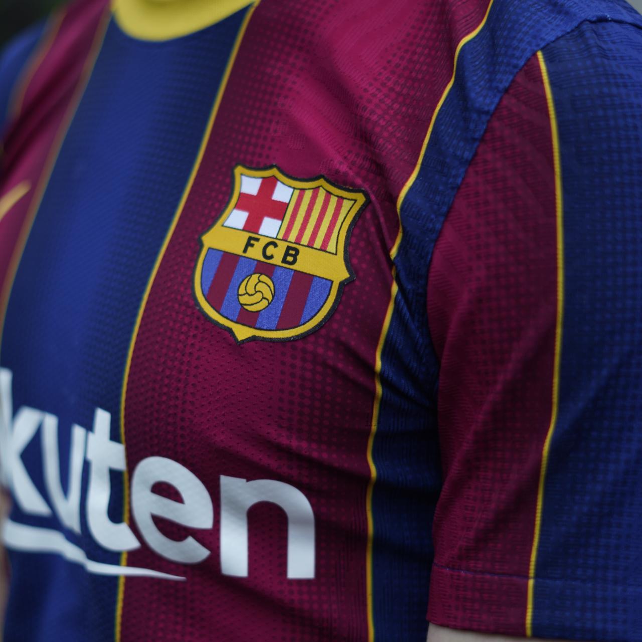 2020/21 Barcelona Home Shirt by Nike. (Player Spec). Size XS