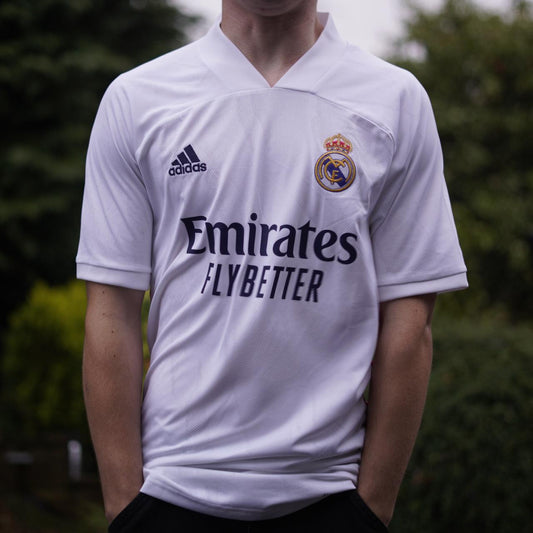 2020/21 Real Madrid Home Shirt by Adidas. Size Small