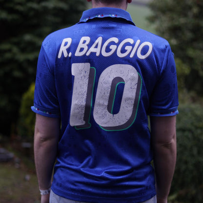 1994 Italy Home Shirt by Diadora - Baggio #10. Size Large