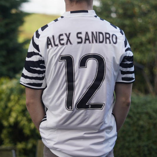 2016/17 Juventus Third Shirt by Adidas - Alex Sandro #12. Size Medium