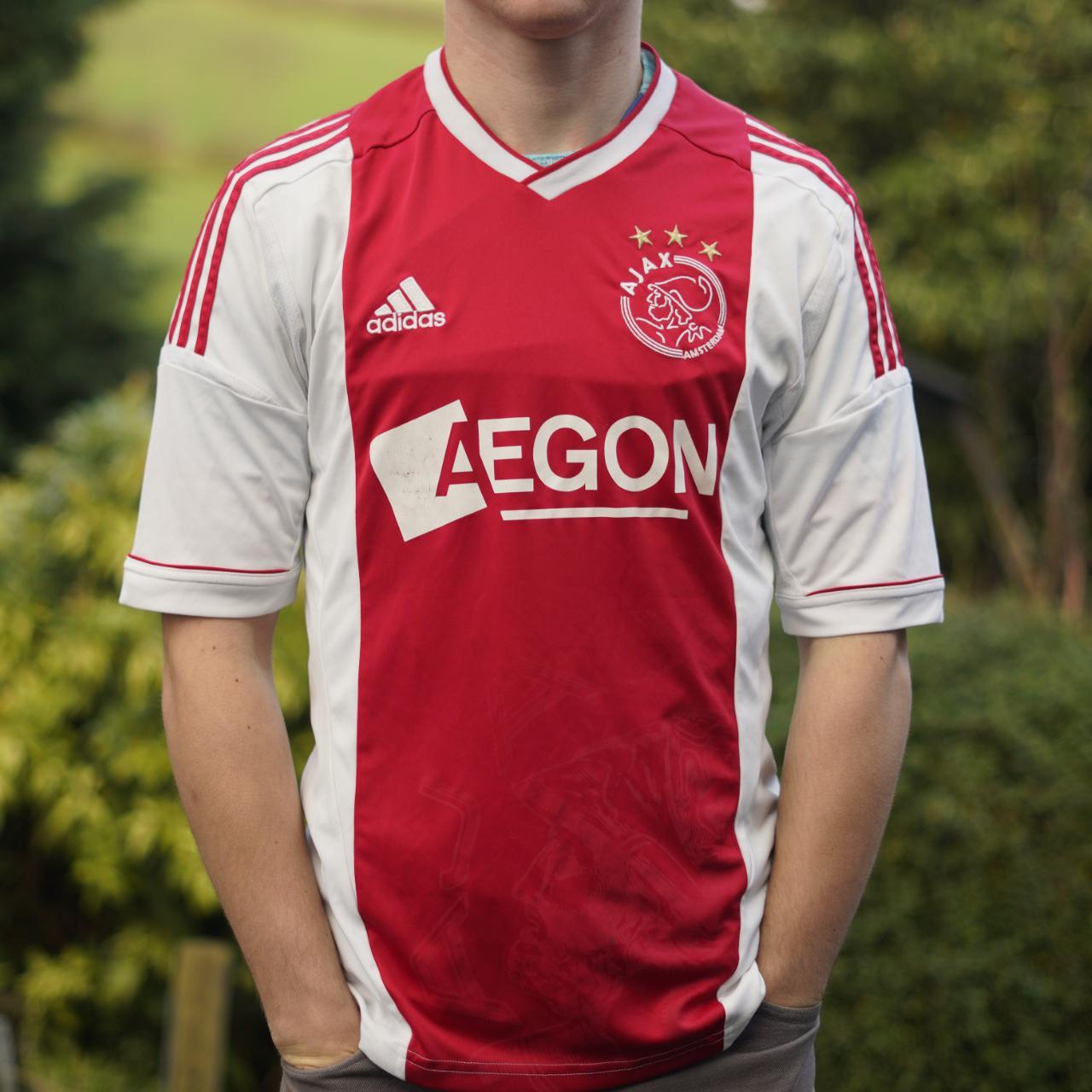 2012/13 Ajax Home Shirt by Adidas. Size Small