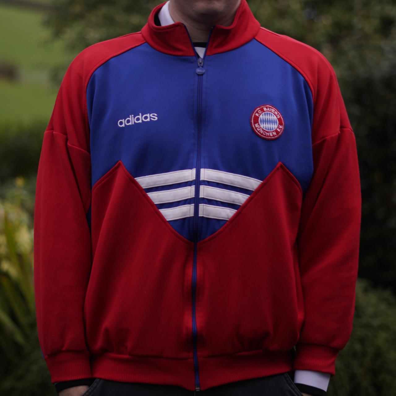 1995/97 Bayern Munich Track Jacket by Adidas. Size Large