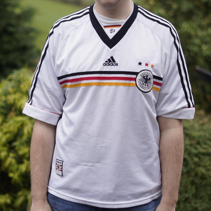 1998 Germany Home Shirt by Adidas - Bierhoff #20. Size Large