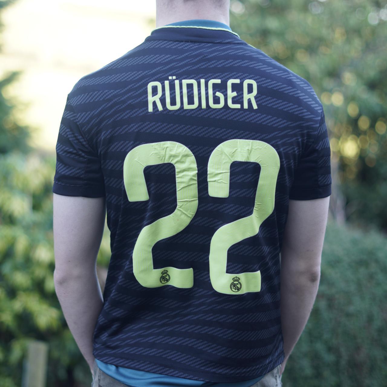 2022/23 Real Madrid Third Shirt by Adidas - Rudiger #22. Size XS