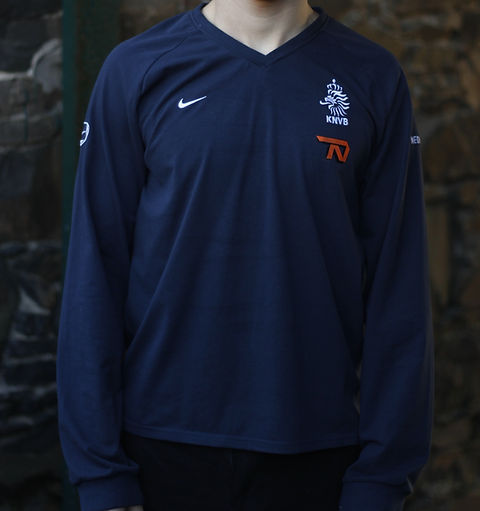 Netherlands 2006 Long-sleeve Training Shirt by Nike. Size Small.