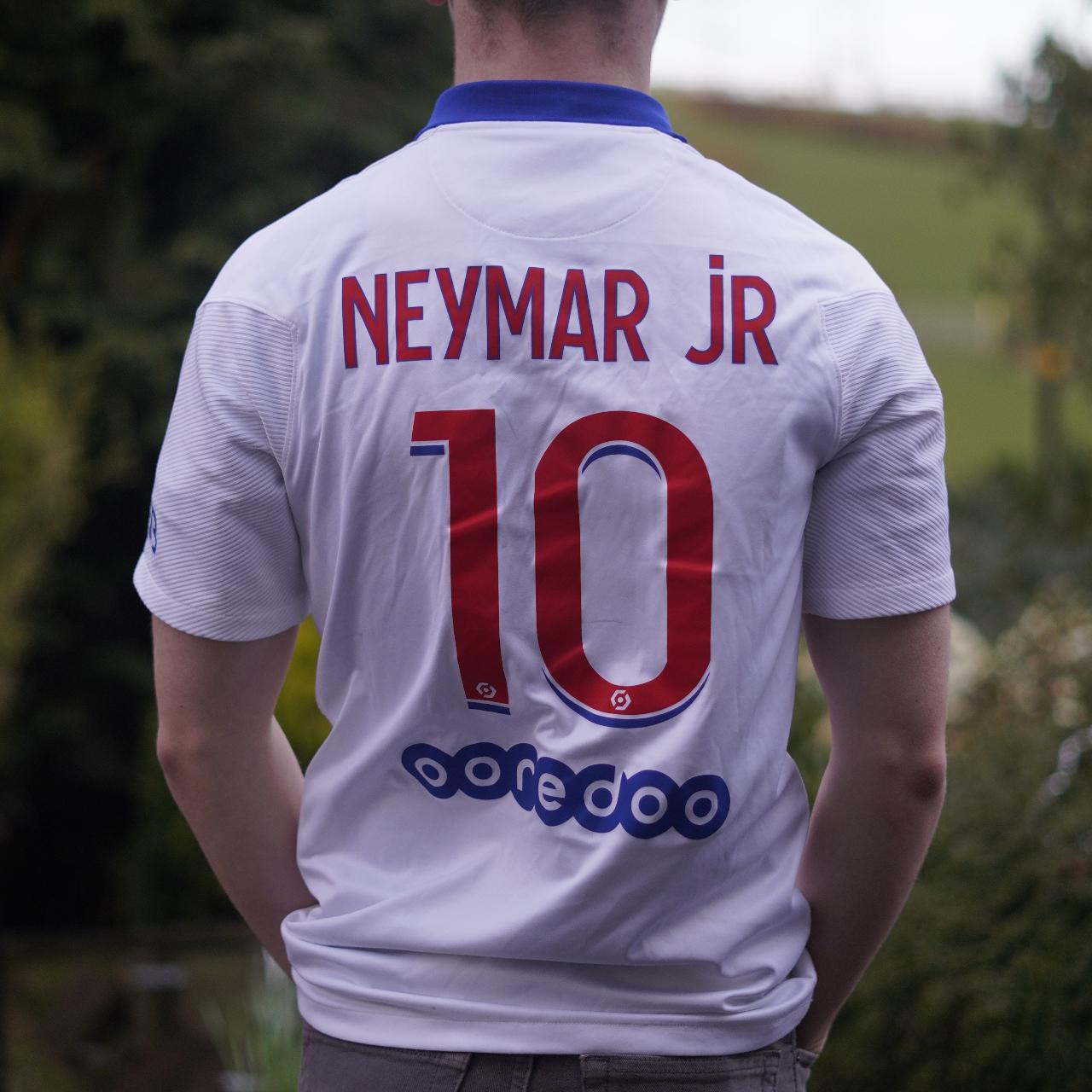 2020/21 PSG Away Shirt by Nike - Neymar Jr #10. Size Small