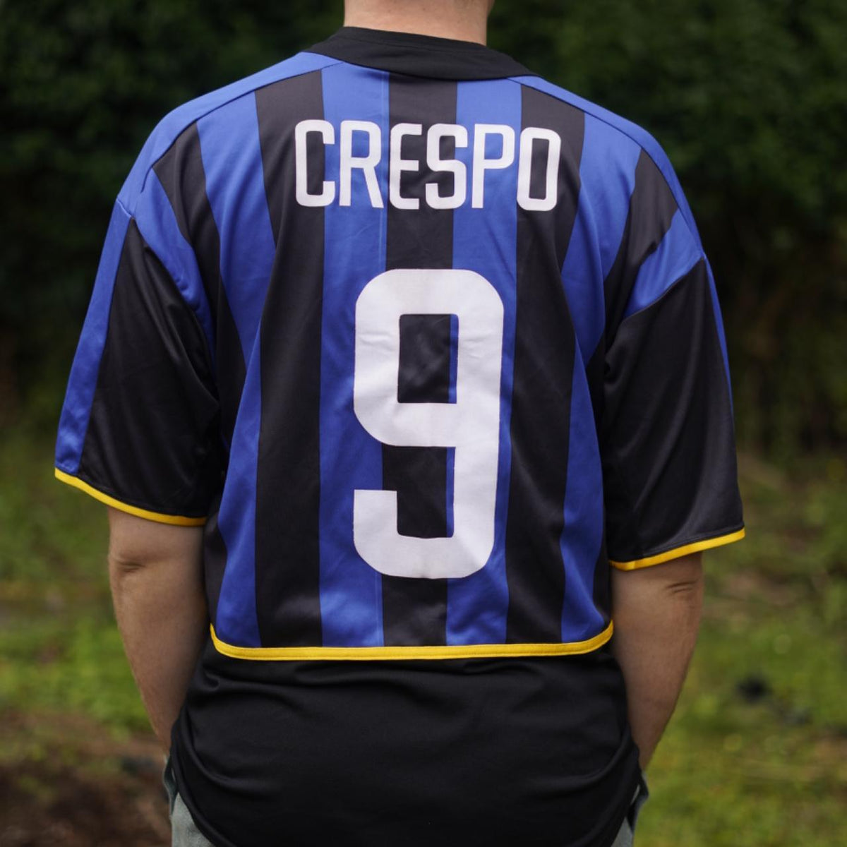 2002/03 Inter Milan Home Shirt by Nike - Crespo #9. Size XL