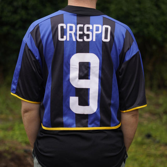 2002/03 Inter Milan Home Shirt by Nike - Crespo #9. Size XL