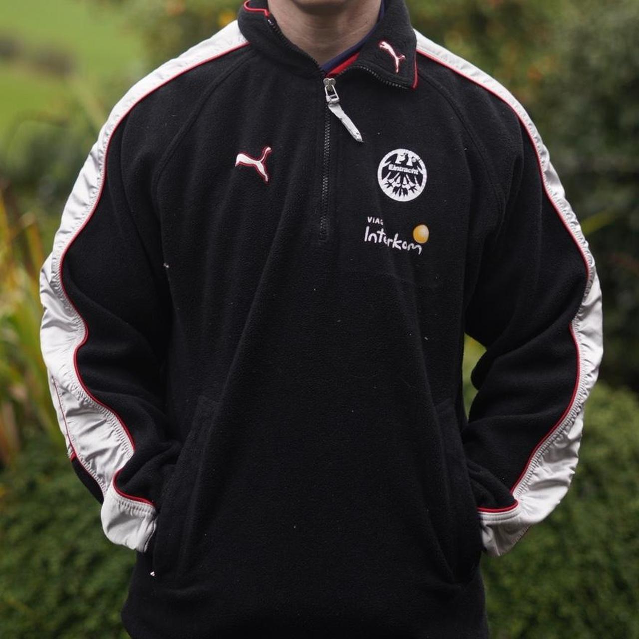 90's Eintracht Frankfurt Fleece. Size Medium