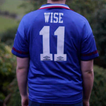 1994/95 Chelsea Home Shirt by Umbro - Wise #11. Size Large