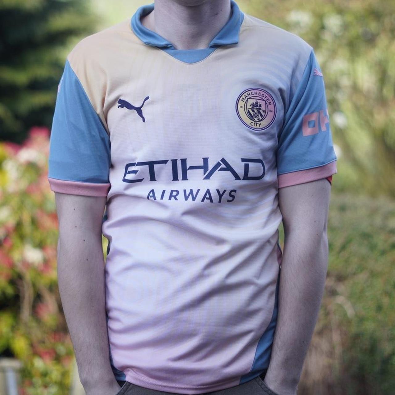 2024/25 Manchester City Fourth Shirt by Puma - Foden #47. Size Small
