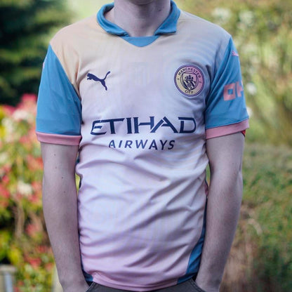 2024/25 Manchester City Fourth Shirt by Puma - Foden #47. Size Small