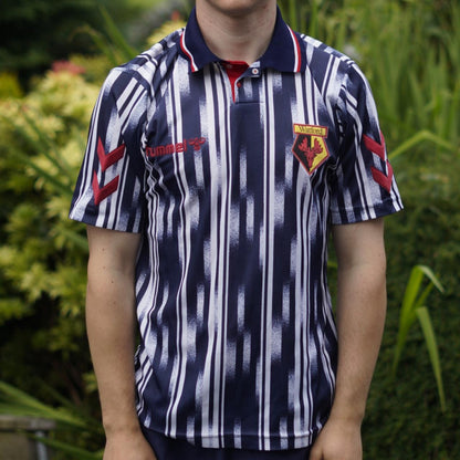 1993/95 Watford Away Shirt by Hummel. Size Medium