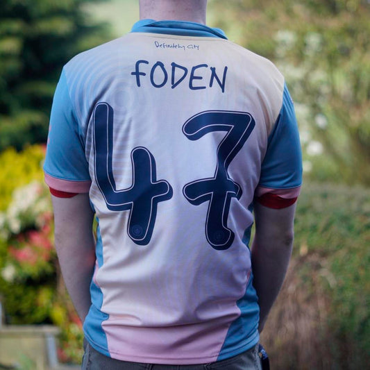 2024/25 Manchester City Fourth Shirt by Puma - Foden #47. Size Small