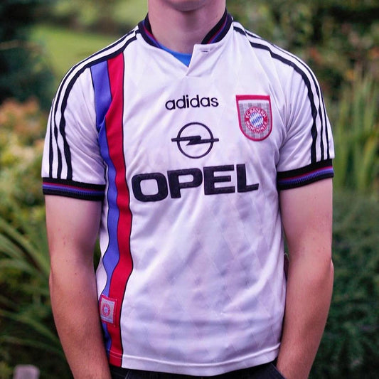 1996/98 Bayern Munich Away Shirt by Adidas. Size XS