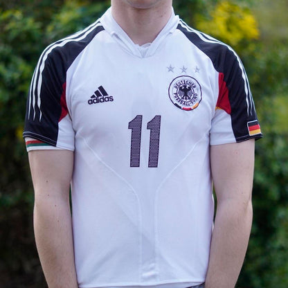 2004 Germany Home Shirt by Adidas - Klose #11. Size XS