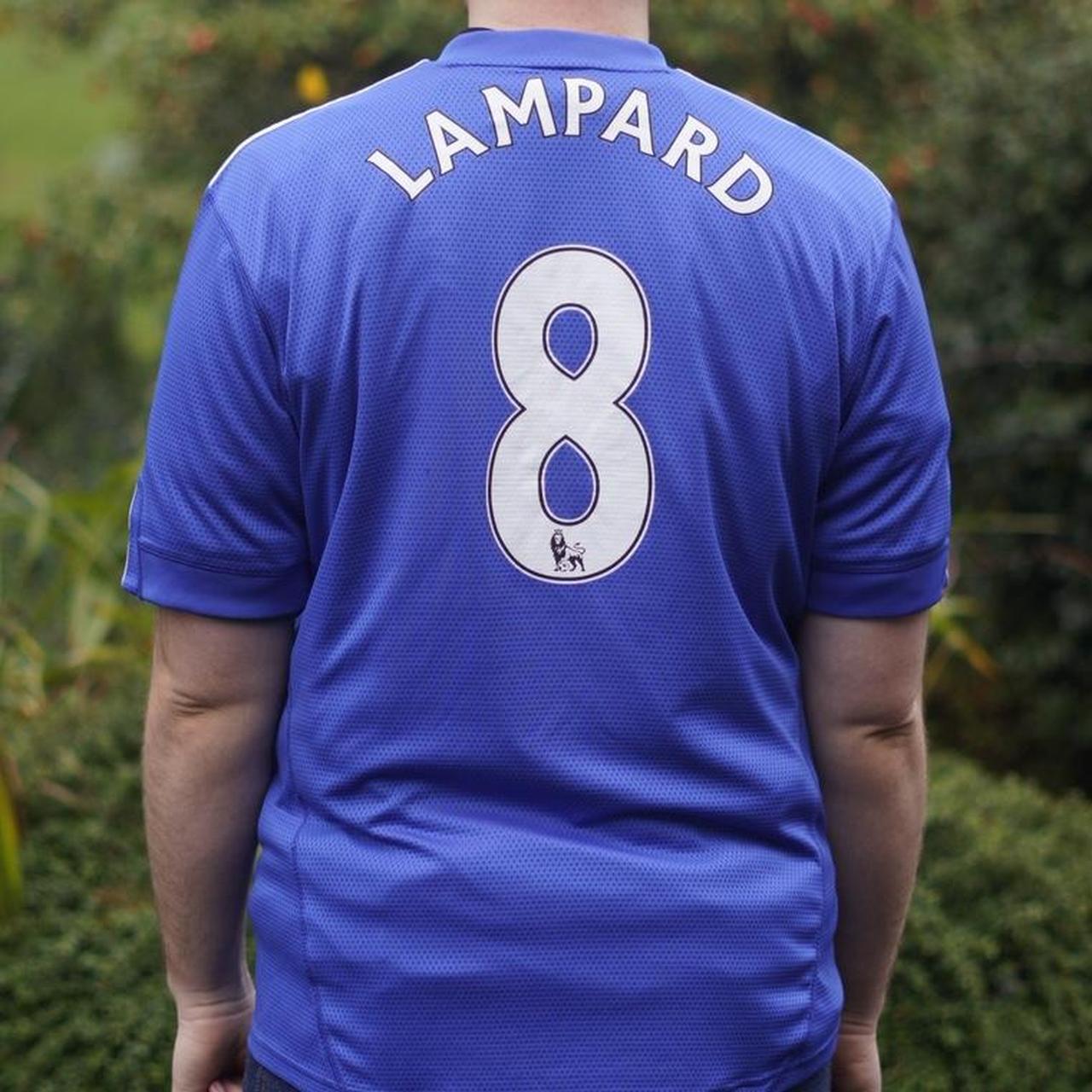 2009/10 Chelsea Home Shirt by Adidas - Lampard #8. Size XL
