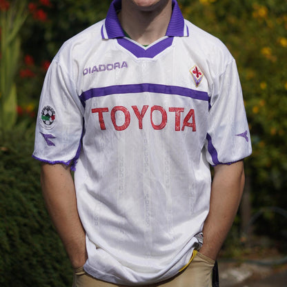 2000/01 Fiorentina Away Shirt by Diadora. Size Large