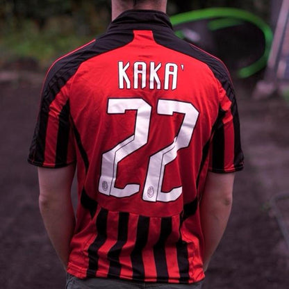 2007/08 AC Milan Home Shirt by Adidas - Kaka #22. Size Small