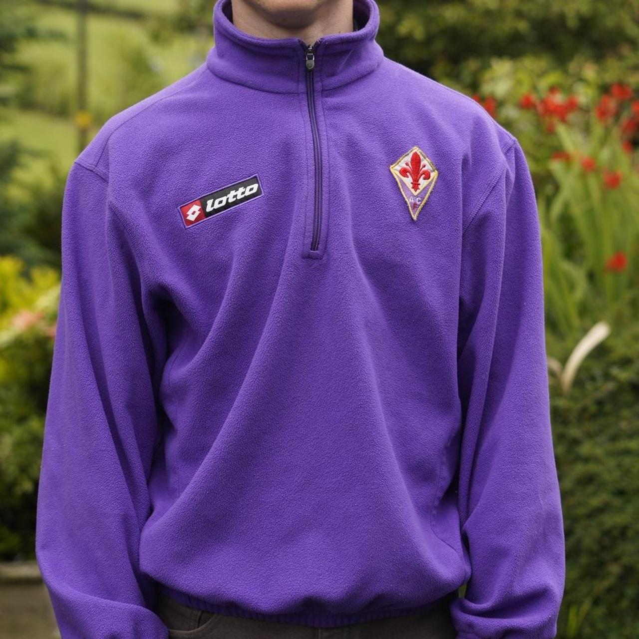 2001 Fiorentina Training Fleece by Lotto. Size Medium